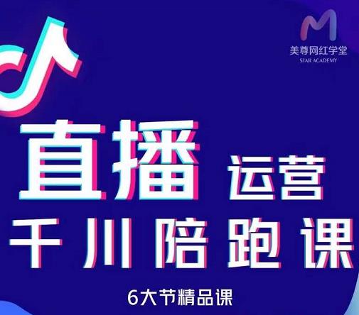 美尊-抖音直播运营千川系统课：直播​运营规划、起号、主播培养、千川投放等-91搞钱