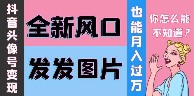 抖音头像号变现0基础教程-91搞钱