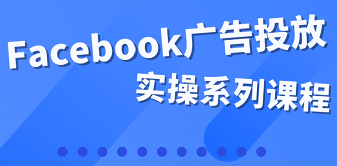 百万级广告操盘手带你玩Facebook全系列投放：运营和广告优化技能实操-91搞钱