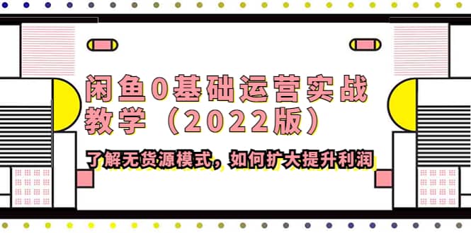 闲鱼0基础运营实战教学（2022版）了解无货源模式，如何扩大提升利润-91搞钱