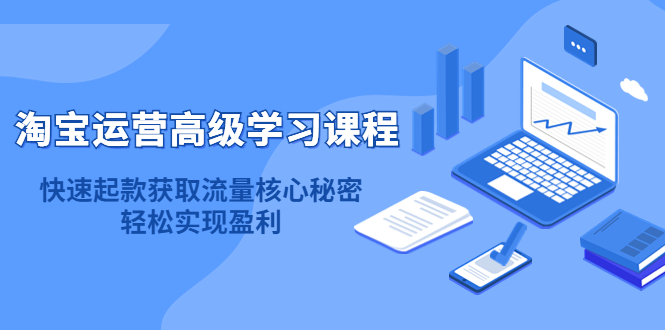 淘宝运营高级学习课程：快速获取流量核心秘密，轻松实现盈利！-91搞钱