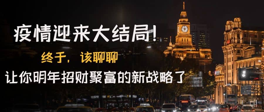 某付费文章《疫情迎来大结局！终于，该聊聊让你明年招财聚富的新战略了》-91搞钱