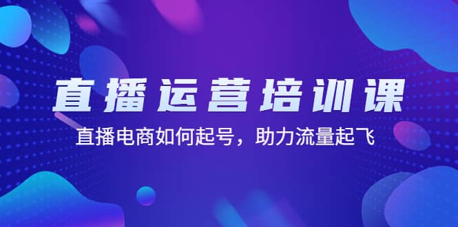 直播运营培训课：直播电商如何起号，助力流量起飞（11节课）-91搞钱