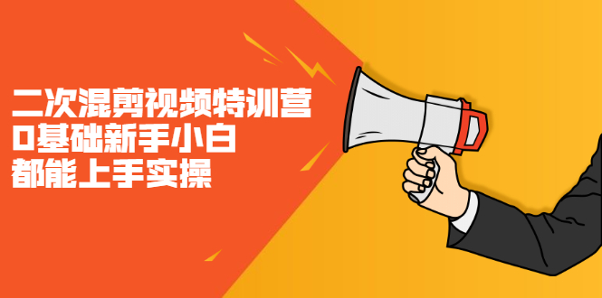 二次混剪视频特训营，0基础新手小白都能上手实操，两天开干-91搞钱