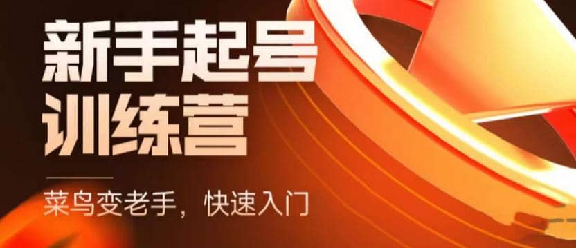 抖音电商-新手起号特训营，菜鸟变老手 快速入门 新手商家超全入门课程大全-91搞钱
