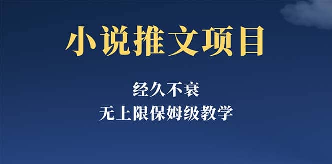 经久不衰的小说推文项目，单号月5-8k，保姆级教程，纯小白都能操作-91搞钱