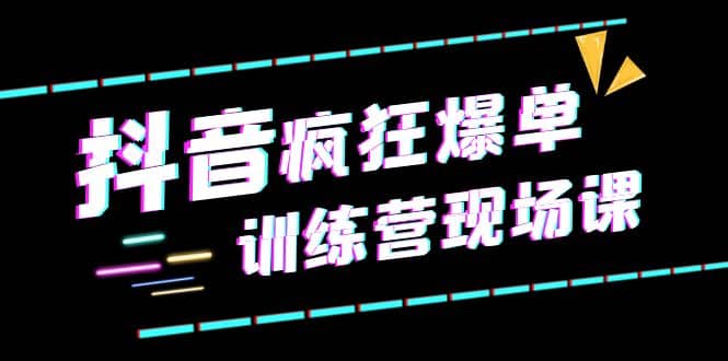 抖音短视频疯狂-爆单训练营现场课（新）直播带货+实战案例-91搞钱