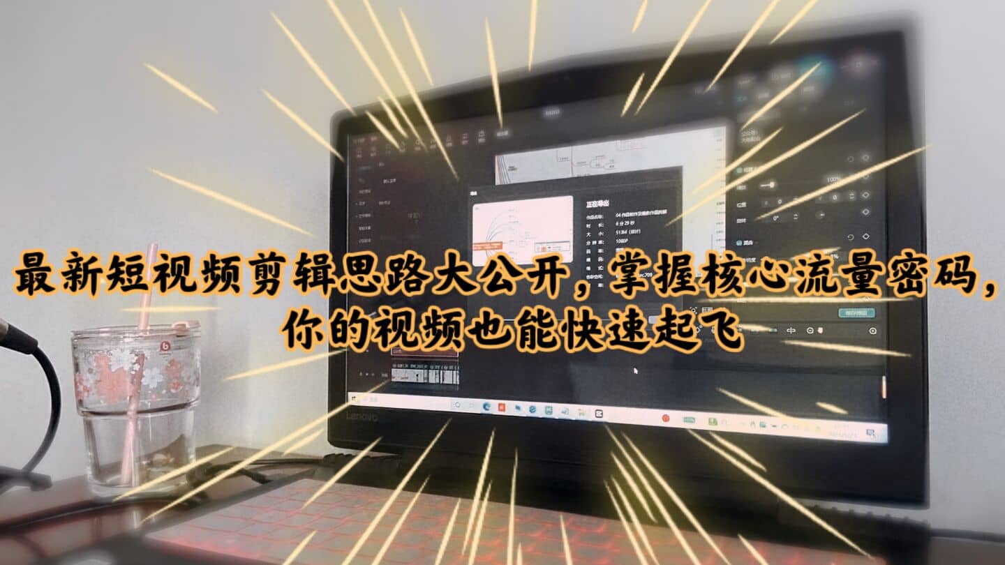 最新短视频剪辑思路大公开，掌握核心流量密码，你的视频也能快速起飞-91搞钱