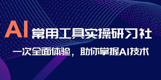 AI-常用工具实操研习社，一次全面体验，助你掌握AI技术-91搞钱