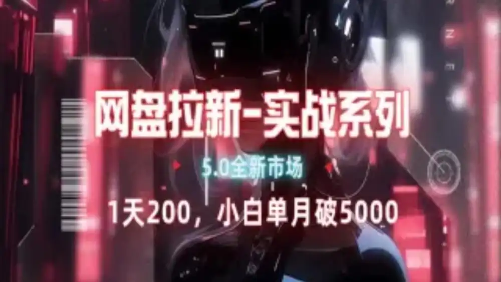 网盘拉新注册渠道和拉新步骤+细节技巧-91搞钱