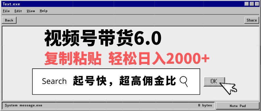 视频号带货6.0玩法，短视频打爆直播间纯自然流，不付费，条条作品上热门，爆率100%，新手小白轻松日入2000+保姆级教程-91搞钱