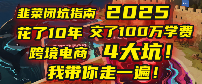 我花了10年，交了上百万学费，才看透跨境电商的4个真相！2025年，这堂课帮你把钱省回来 2025年别再当跨境“炮灰”了！亚马逊、TikTok、独立站、Temu，这4个平台的坑，我带你走一遍！-91搞钱