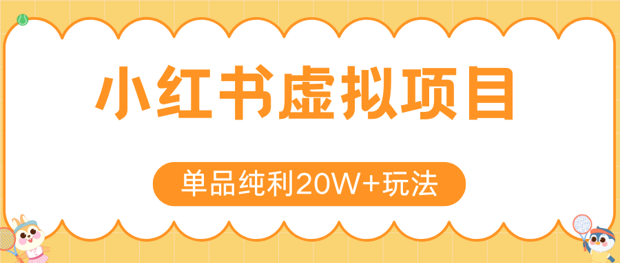 小红书卖虚拟产品，单品纯利20W+玩法分享（4节系列课程）-91搞钱