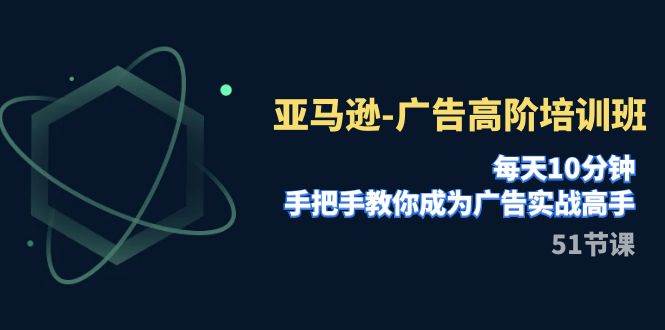 亚马逊-广告高阶培训班，每天10分钟，手把手教你成为广告实战高手（51节）-91搞钱