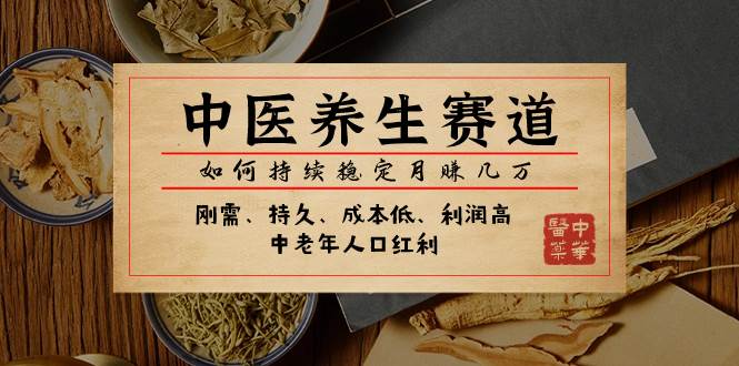 某公众号付费文章：中医养生赛道，如何持续稳定月赚几万-91搞钱