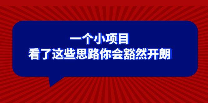某公众号付费文章：一个小项目，看了这些思路你会豁然开朗-91搞钱