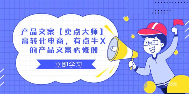 产品文案【卖点大师】高转化电商，有点牛X的 产品文案必修课-91搞钱