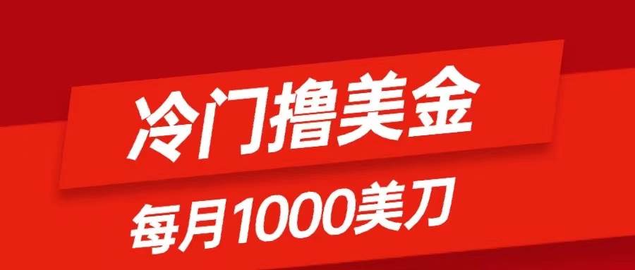 冷门撸美金项目：只需无脑发帖子，每月1000刀，小白轻松掌握-91搞钱