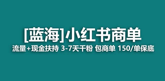 最强蓝海项目，小红书商单！长期稳定，7天变现，商单分配，月入过万-91搞钱