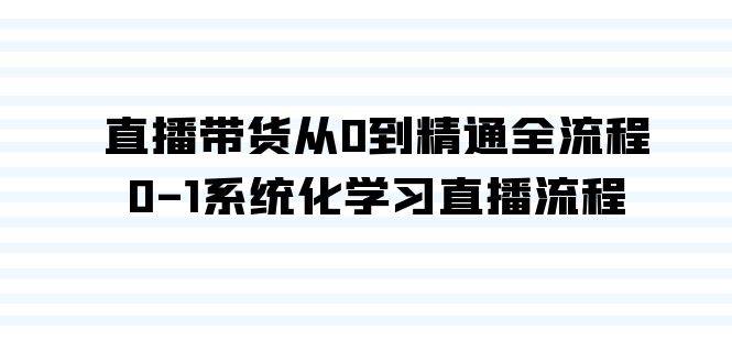 直播带货从0到精通全流程，0-1系统化学习直播流程（35节课）-91搞钱