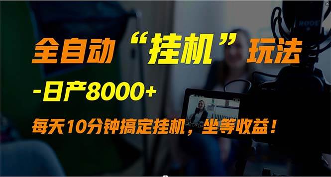 全自动“工具”玩法，实现睡后收入，日产8000+-91搞钱