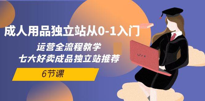 成人用品独立站从0-1入门，运营全流程教学，七大好卖成品独立站推荐-6节课-91搞钱