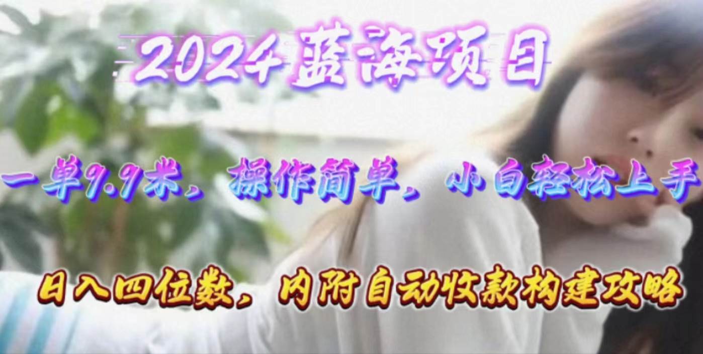 年轻群体的蓝海市场，1单9.9元，操作简单，小白轻松上手，日入四位数-91搞钱