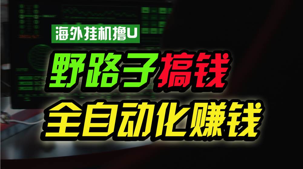 海工具机撸U新平台，日赚8-15美元，全程无人值守，可批量放大，工作室内...-91搞钱