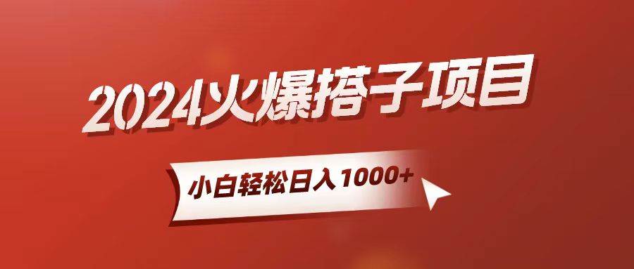 小白轻松上手，日入1000+，搭子项目-91搞钱