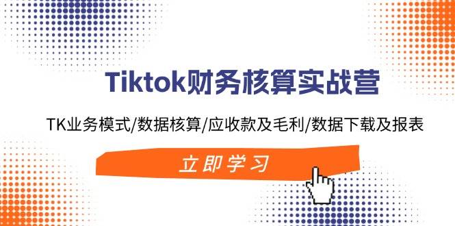 图片[1]-Tiktok财务核算实战营：TK业务模式/数据核算/应收款及毛利/数据下载及报表-91搞钱