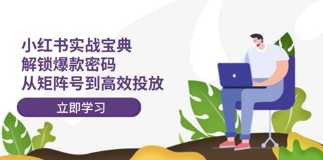 小红书实战宝典：解锁爆款密码，从矩阵号到高效投放-91搞钱